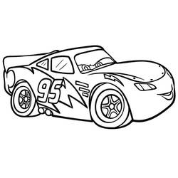 Malvorlage: Flash McQueen (Cartoon-Charaktere) #183639 - Kostenlose Malvorlagen zum Ausdrucken