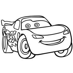 Malvorlage: Flash McQueen (Cartoon-Charaktere) #183668 - Kostenlose Malvorlagen zum Ausdrucken