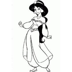 Malvorlage: Jasmine (Cartoon-Charaktere) #178629 - Kostenlose Malvorlagen zum Ausdrucken