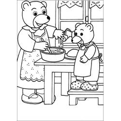 Zeichnungen zum Ausmalen: Little Brown Bear - Kostenlose Malvorlagen zum Ausdrucken