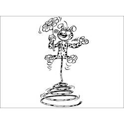 Malvorlage: Marsupilami (Cartoon-Charaktere) #50097 - Kostenlose Malvorlagen zum Ausdrucken