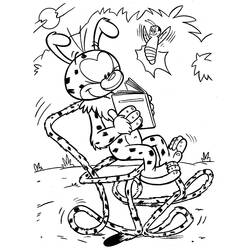 Malvorlage: Marsupilami (Cartoon-Charaktere) #50133 - Kostenlose Malvorlagen zum Ausdrucken