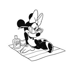 Malvorlage: Minnie Maus (Cartoon-Charaktere) #179507 - Kostenlose Malvorlagen zum Ausdrucken