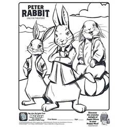 Malvorlage: Peter Rabbit (Cartoon-Charaktere) #188224 - Kostenlose Malvorlagen zum Ausdrucken