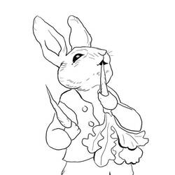 Malvorlage: Peter Rabbit (Cartoon-Charaktere) #188225 - Kostenlose Malvorlagen zum Ausdrucken