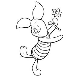 Malvorlage: Piglet (Cartoon-Charaktere) #209509 - Kostenlose Malvorlagen zum Ausdrucken