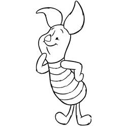 Malvorlage: Piglet (Cartoon-Charaktere) #209516 - Kostenlose Malvorlagen zum Ausdrucken