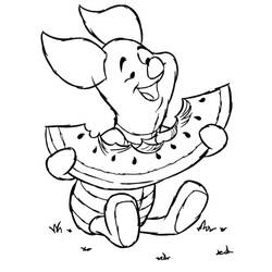 Malvorlage: Piglet (Cartoon-Charaktere) #209524 - Kostenlose Malvorlagen zum Ausdrucken