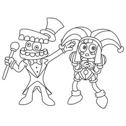 Malvorlage: Pomni (Cartoon-Charaktere) #218257 - Kostenlose Malvorlagen zum Ausdrucken