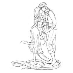 Malvorlage: Rapunzel (Cartoon-Charaktere) #170072 - Kostenlose Malvorlagen zum Ausdrucken