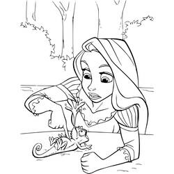 Malvorlage: Rapunzel (Cartoon-Charaktere) #170083 - Kostenlose Malvorlagen zum Ausdrucken