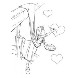 Malvorlage: Rapunzel (Cartoon-Charaktere) #177885 - Kostenlose Malvorlagen zum Ausdrucken