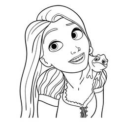 Malvorlage: Rapunzel (Cartoon-Charaktere) #177889 - Kostenlose Malvorlagen zum Ausdrucken