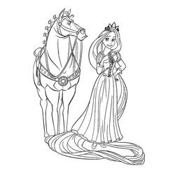 Malvorlage: Rapunzel (Cartoon-Charaktere) #177895 - Kostenlose Malvorlagen zum Ausdrucken