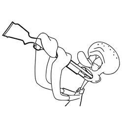 Malvorlage: Squidward Tentacles (Cartoon-Charaktere) #220589 - Kostenlose Malvorlagen zum Ausdrucken