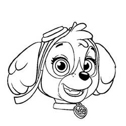 Malvorlage: Stella PAW Patrol (Cartoon-Charaktere) #181700 - Kostenlose Malvorlagen zum Ausdrucken