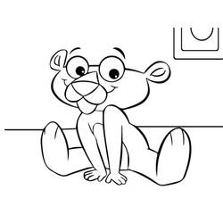 Zeichnungen zum Ausmalen: The Pink Panther - Kostenlose Malvorlagen zum Ausdrucken
