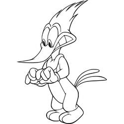 Malvorlage: Woody Woodpecker (Cartoon-Charaktere) #208891 - Kostenlose Malvorlagen zum Ausdrucken