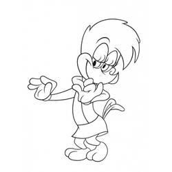 Malvorlage: Woody Woodpecker (Cartoon-Charaktere) #28424 - Kostenlose Malvorlagen zum Ausdrucken