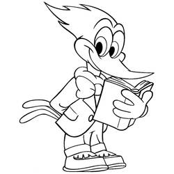 Malvorlage: Woody Woodpecker (Cartoon-Charaktere) #28427 - Kostenlose Malvorlagen zum Ausdrucken