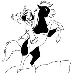 Zeichnungen zum Ausmalen: Yakari - Kostenlose Malvorlagen zum Ausdrucken