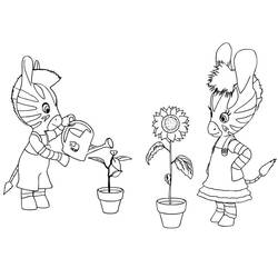 Zeichnungen zum Ausmalen: Zou - Kostenlose Malvorlagen zum Ausdrucken