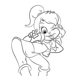 Malvorlage: Alvin und the Chipmunks (Cartoons und Animationsserien) #128297 - Kostenlose Malvorlagen zum Ausdrucken