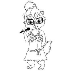 Malvorlage: Alvin und the Chipmunks (Cartoons und Animationsserien) #128436 - Kostenlose Malvorlagen zum Ausdrucken