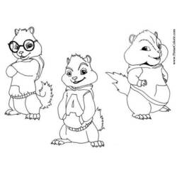 Malvorlage: Alvin und the Chipmunks (Cartoons und Animationsserien) #128440 - Kostenlose Malvorlagen zum Ausdrucken