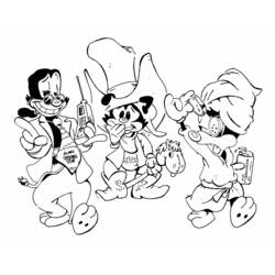 Zeichnungen zum Ausmalen: Animaniacs - Kostenlose Malvorlagen zum Ausdrucken