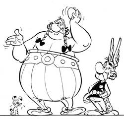 Malvorlage: Asterix und Obelix (Cartoons und Animationsserien) #24374 - Kostenlose Malvorlagen zum Ausdrucken