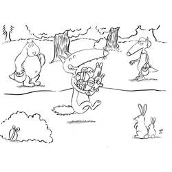 Malvorlage: Auzou Wolf (Cartoons und Animationsserien) #217252 - Kostenlose Malvorlagen zum Ausdrucken