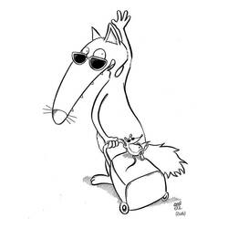 Malvorlage: Auzou Wolf (Cartoons und Animationsserien) #217255 - Kostenlose Malvorlagen zum Ausdrucken