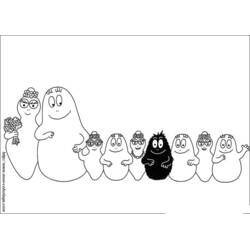 Malvorlage: Barbapapa (Cartoons und Animationsserien) #36540 - Kostenlose Malvorlagen zum Ausdrucken