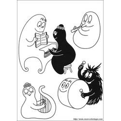 Malvorlage: Barbapapa (Cartoons und Animationsserien) #36644 - Kostenlose Malvorlagen zum Ausdrucken
