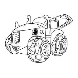 Malvorlage: Blaze und the Monster Machines (Cartoons und Animationsserien) #199471 - Kostenlose Malvorlagen zum Ausdrucken