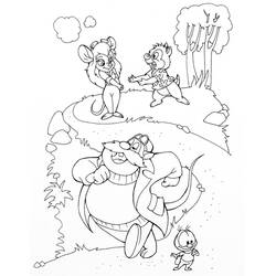 Malvorlage: Chip und Dale for Kids (Cartoons und Animationsserien) #185779 - Kostenlose Malvorlagen zum Ausdrucken