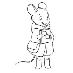 Zeichnungen zum Ausmalen: Ernest und Celestine - Kostenlose Malvorlagen zum Ausdrucken