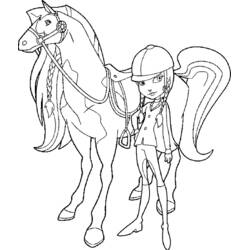 Zeichnungen zum Ausmalen: Horseland - Kostenlose Malvorlagen zum Ausdrucken