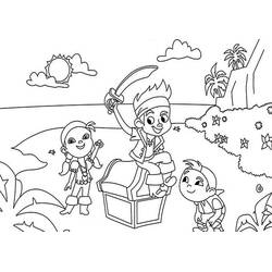 Zeichnungen zum Ausmalen: Jake und the Never Land Pirates - Kostenlose Malvorlagen zum Ausdrucken