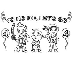 Malvorlage: Jake und the Never Land Pirates (Cartoons und Animationsserien) #42498 - Kostenlose Malvorlagen zum Ausdrucken