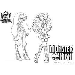 Malvorlage: Monster High (Cartoons und Animationsserien) #24860 - Kostenlose Malvorlagen zum Ausdrucken