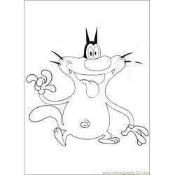 Malvorlage: Oggy und the Cockroaches (Cartoons und Animationsserien) #37850 - Kostenlose Malvorlagen zum Ausdrucken
