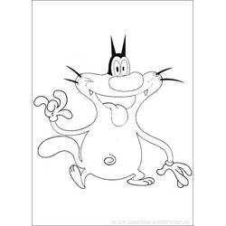 Malvorlage: Oggy und the Cockroaches (Cartoons und Animationsserien) #37960 - Kostenlose Malvorlagen zum Ausdrucken