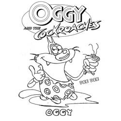 Malvorlage: Oggy und the Cockroaches (Cartoons und Animationsserien) #37991 - Kostenlose Malvorlagen zum Ausdrucken