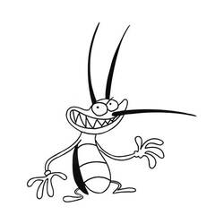 Malvorlage: Oggy und the Cockroaches (Cartoons und Animationsserien) #38037 - Kostenlose Malvorlagen zum Ausdrucken