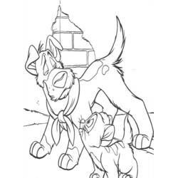 Malvorlage: Oliver und cie (Cartoons und Animationsserien) #133681 - Kostenlose Malvorlagen zum Ausdrucken