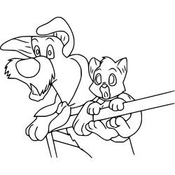 Malvorlage: Oliver und cie (Cartoons und Animationsserien) #214641 - Kostenlose Malvorlagen zum Ausdrucken