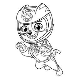 Zeichnungen zum Ausmalen: Paw Patrol Super Pups - Kostenlose Malvorlagen zum Ausdrucken