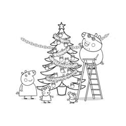 Malvorlage: Peppa Pig (Cartoons und Animationsserien) #43950 - Kostenlose Malvorlagen zum Ausdrucken